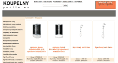 Desktop Screenshot of koupelny.pontte.eu